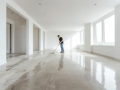 Nettoyage après un chantier de rénovation d'appartement