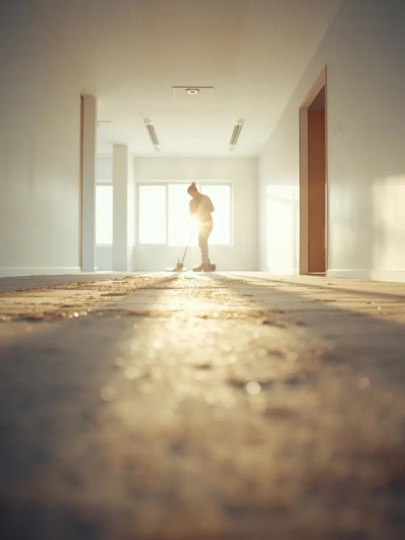 Nettoyage post travaux de plâtrerie et peinture
